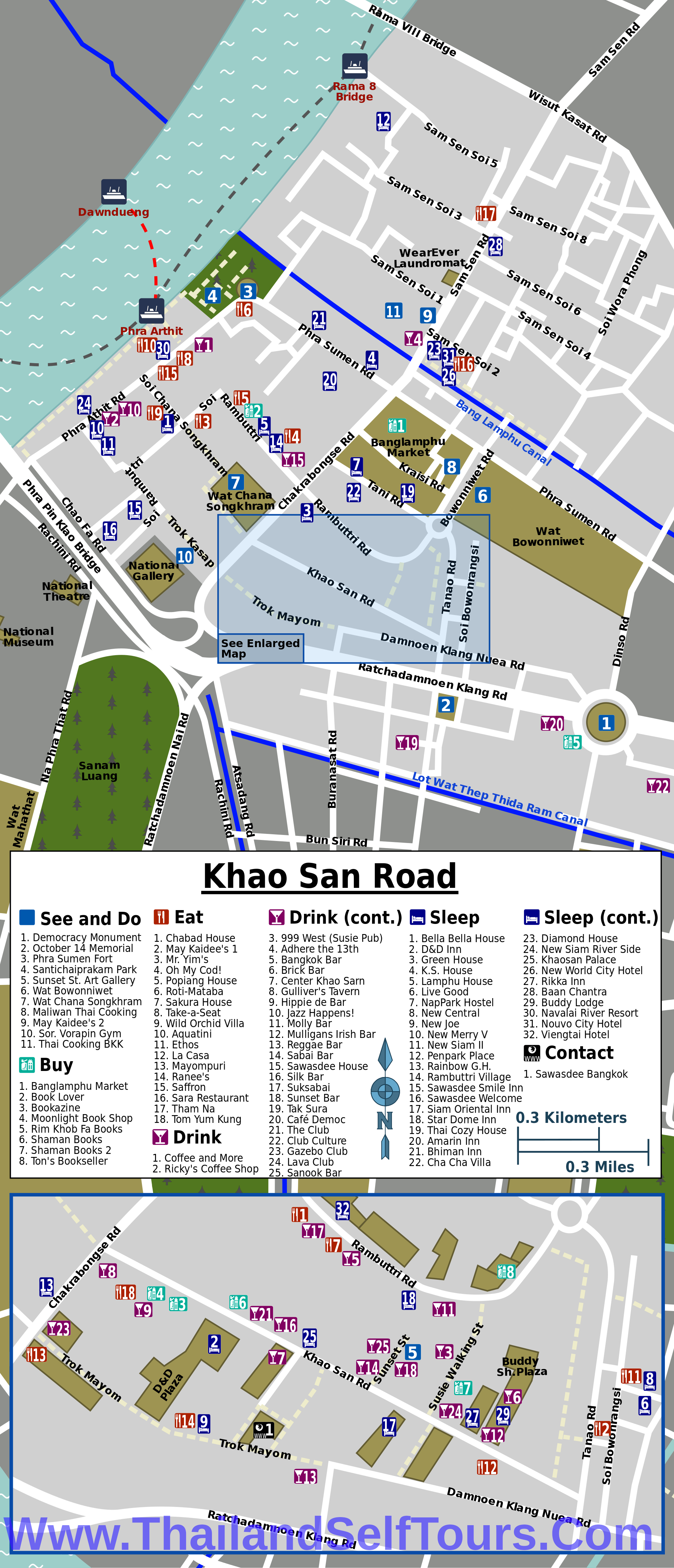 Khaosanroad map