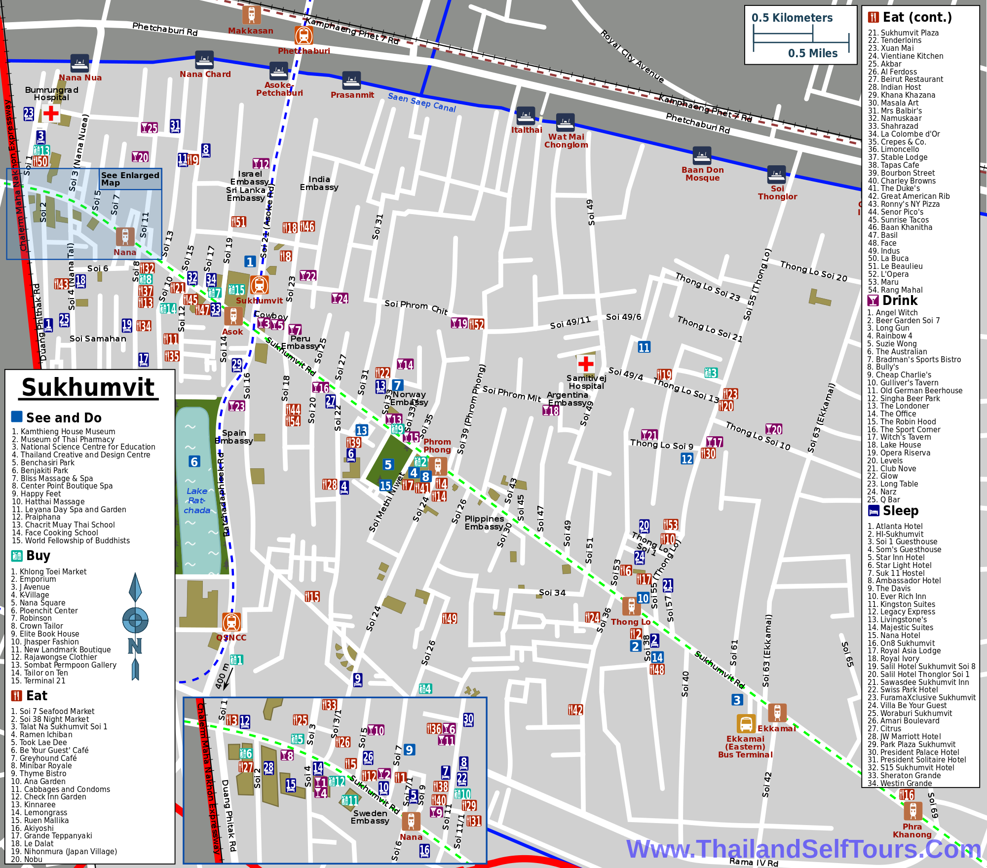 Sukhumvit map