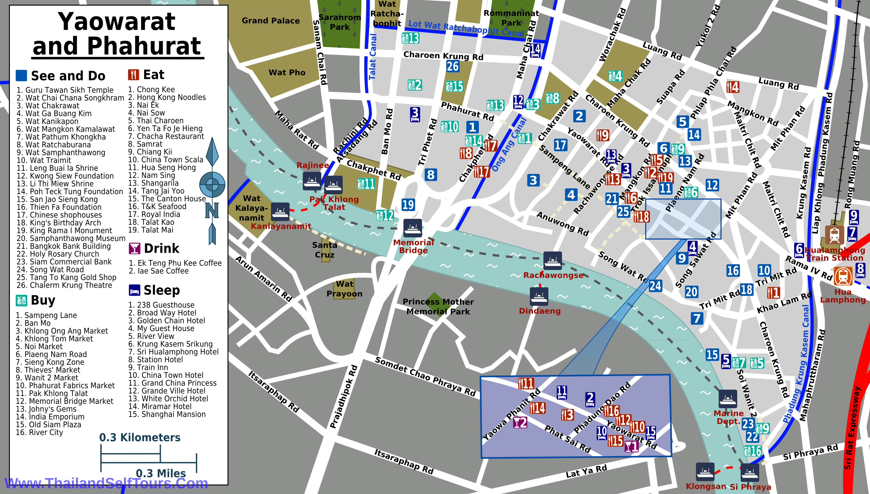 Yaowarat and Phahuratmap 
