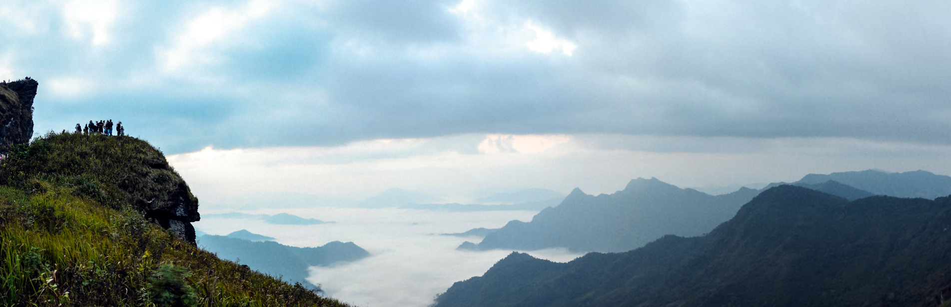 Phu Chi Fa forest park in Chiang Rai Thailand